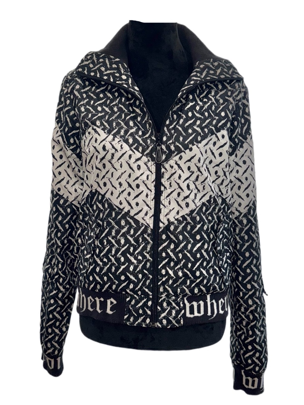 L.A.M.B. by Gwen Stefani Y2K “Where Did My Lamb Go?” Zig Zag Track Jacket Size L